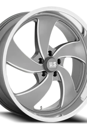 Us Mags U133 Desperado Wheel 24x10 5x120.65 Anthracite Milled 5mm - MINIMUM PURCHASE OF 4 WHEELS Best Choice