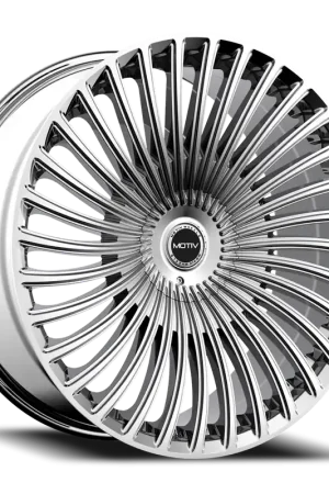 Final Sale Motiv 438C Wheel 22x9 6x135 & 6x139.7 Chrome 25mm