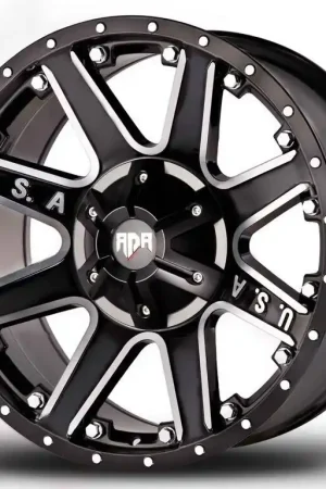 Best Price Red Dirt Road RD04 Wheel 17x9 5x139.7 Gloss Black Milled w/ Milled Lip 12mm