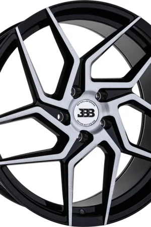 Professional Grade Big Baller Brand H147 Z06 Wheel 18x8 Blank Custom Drilled Gloss Black With Brushed Face 42mm