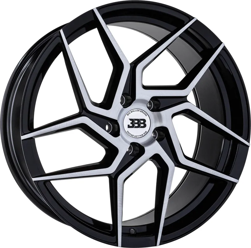 Professional Grade Big Baller Brand H147 Z06 Wheel 18x8 Blank Custom Drilled Gloss Black With Brushed Face 42mm