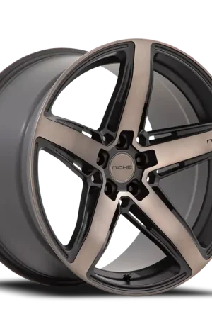 Luxury Niche M271 Teramo Wheel 20x11 5x114.3 Matte Black Machined With Double Dark Tint 50mm