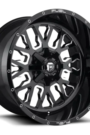 Fuel D611 Stroke Wheel 20x10 6x135 & 6x139.7 Gloss Black Milled -19mm - FREE T-SHIRT INCLUDED! Save Now