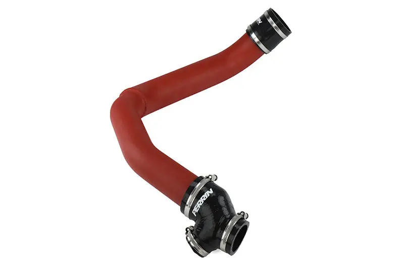 No Minimum Order PERRIN High Flow Aluminum Charge Pipe (Red) - 2015-2021 Subaru WRX
