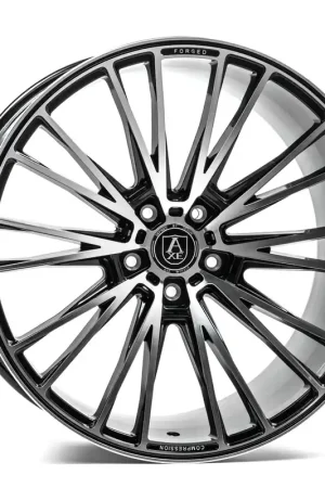 Axe Cf2 Wheel 22x9 5x112 Black And Polished Face 35mm - FREE T-SHIRT INCLUDED! Free Shipping