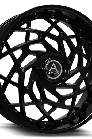 New Release Azad Az Reign Wheel 24x10 5x120 & 5x127 Gloss Black 10mm