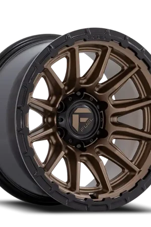 Handmade Fuel Fc866 Piston Wheel 20x9 5x127 Matte Bronze w/ Gloss Black Lip 1mm - FREE T-SHIRT INCLUDED!