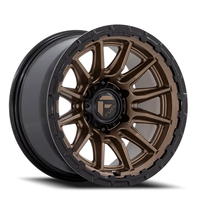 Handmade Fuel Fc866 Piston Wheel 20x9 5x127 Matte Bronze w/ Gloss Black Lip 1mm - FREE T-SHIRT INCLUDED!