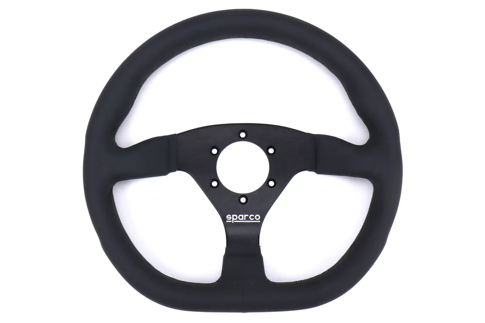 Sparco L360 Black Leather Steering Wheel - Universal Today Only