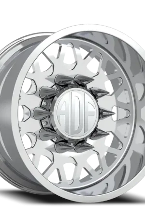 Adf Hot Shot Wheel - 26x16 8x165.1 Polished -101mm - MINIMUM PURCHASE OF 4 - FREE T-SHIRT INCLUDED! Fresh Stock