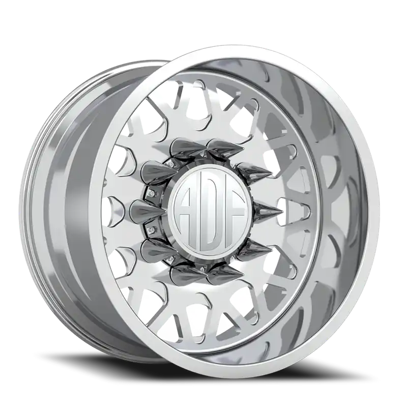 Adf Hot Shot Wheel - 26x16 8x165.1 Polished -101mm - MINIMUM PURCHASE OF 4 - FREE T-SHIRT INCLUDED! Fresh Stock