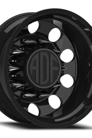Adf Classic Dually Wheel 22x8.25 10x225 Gloss Black -167mm - MINIMUM PURCHASE OF 4 - FREE T-SHIRT INCLUDED! Hot Picks