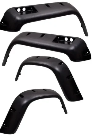 Rugged Ridge All Terrain Fender Flare Kit 76-86 Jeep CJ While Supplies Last