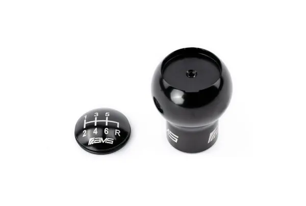 Clearance AMS Performance Subaru WRX/STi 6-Speed Billet Shift Knob (Incl Red, Black, & Gunmetal Cap)