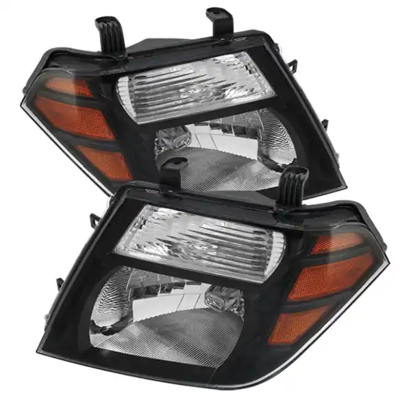 xTune Nissan Pathfinder 08-11 Amber Crystal Headlights Black HD-JH-NP08-AM-BK Fan Favorite