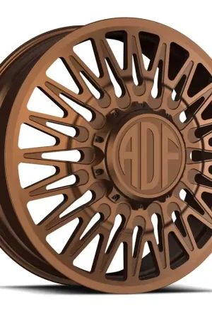 Certified Adf Bobtail Dually Wheel 22x8.25 8x170 Bronze 144mm - MINIMUM PURCHASE OF 4 - FREE T-SHIRT INCLUDED!