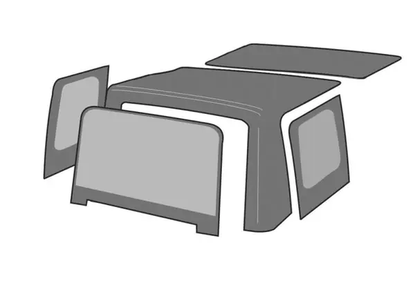 One Day Deal Rampage 1988-1995 Jeep Wrangler(YJ) OEM Replacement Top - Spice