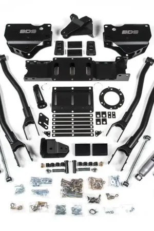 Next Day Delivery 4 Inch Lift Kit w/ 4-Link | Ram 2500 w/ Rear Air Ride (19-24) 4WD | Gas