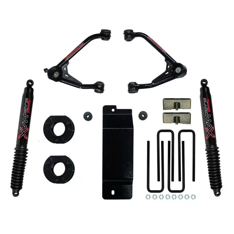 Skyjacker 2007-2013 GM 1500 4WD 3.5-4in UCA Lift Kit w/Rear Black Max B8500 Shocks Factory Price