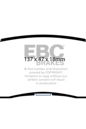 EBC 07+ Buick Enclave 3.6 Yellowstuff Rear Brake Pads Must Have