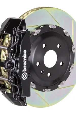 Brembo 18+ X3/19+ X4 Front GT BBK 6 Piston Cast 380x34 2pc Rotor Slotted Type-1-Black Seasonal Sale