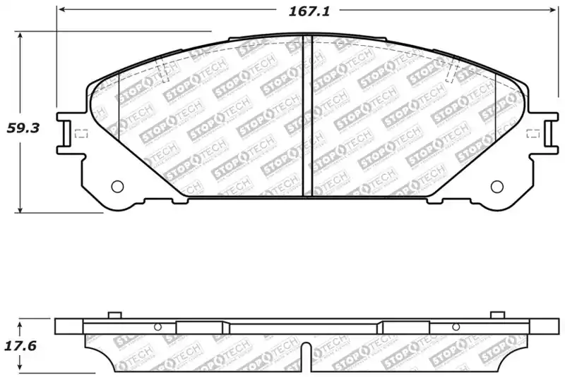 Get Yours StopTech Street Select Brake Pads w/Hardware - Front