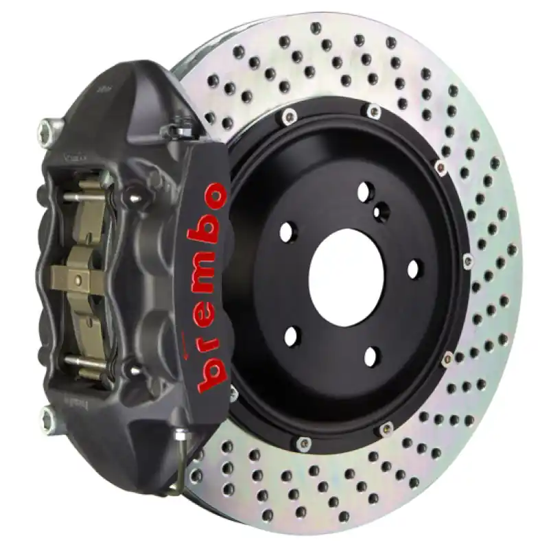 Brembo 00-02 S4/02-05 A4/06-08 A4 Front GTS BBK 4 Piston Cast 365x29 2pc Rotor Drilled-Black HA Buy Online
