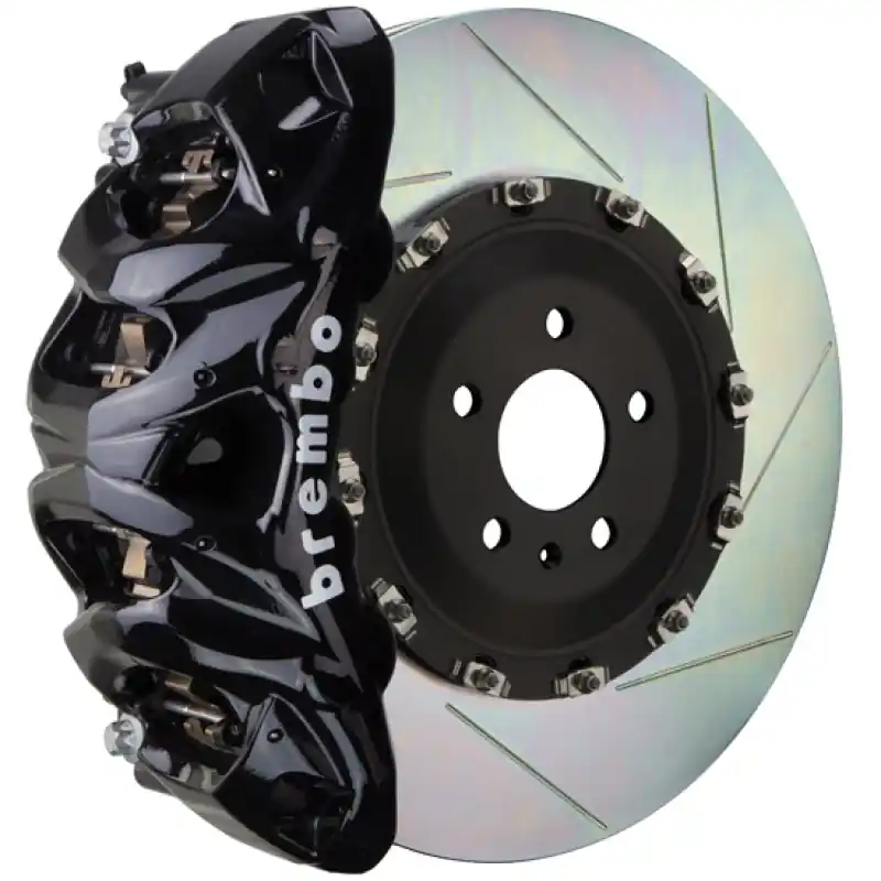 Flash Sale Brembo 17-20 F150 Raptor Front GT BBK 8 Piston Cast 412x38 2pc Rotor Slotted Type-1-Black