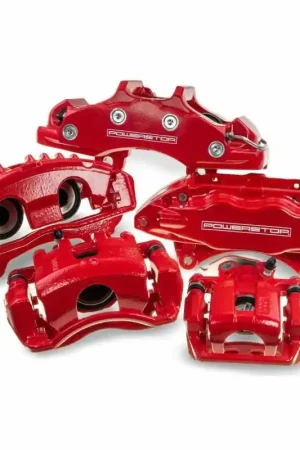 Power Stop 14-19 Ram ProMaster 1500 Front Red Caliper w/Bracket (Pair) Super Sale