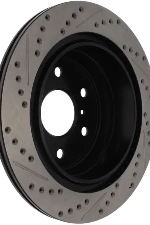 Hot Picks StopTech 07-10 GMC Sierra (w/ Rear Drum) / 07-09 GMC Yukon Rear Left Slotted & Drilled Rotor