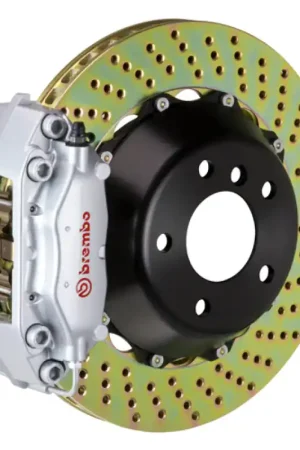 No Minimum Order Brembo 01-02 Viper RT-10 Rear GT BBK 4 Piston Cast 345x28 2pc Rotor Drilled-Silver