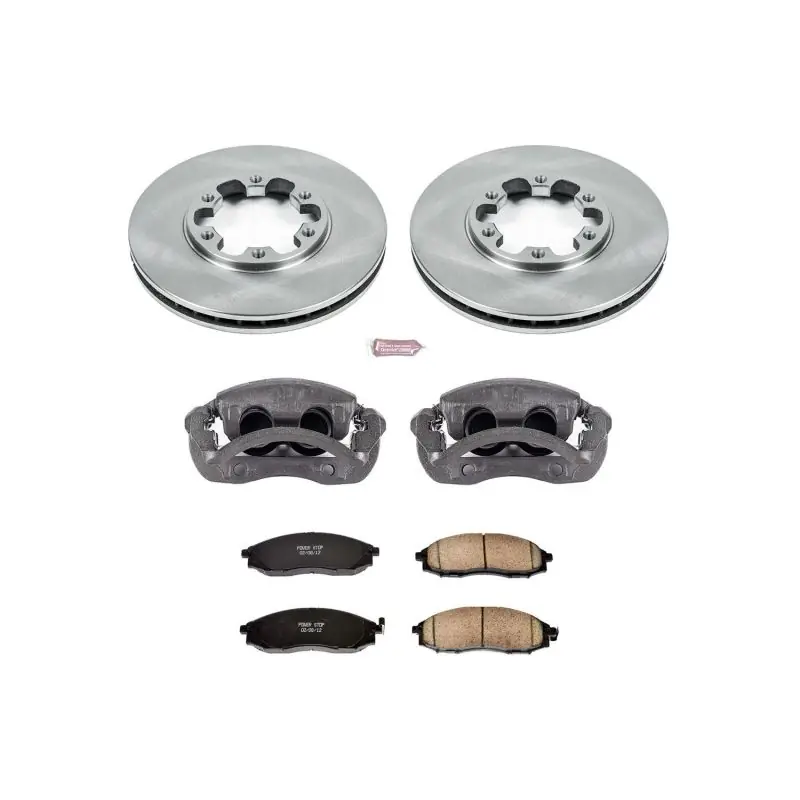 Power Stop 03-04 Nissan Frontier Front Autospecialty Brake Kit w/Calipers Cheap