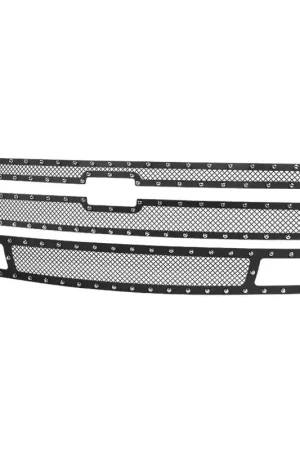 Spec-D Rivet Style Grille Insert SPE HBG-SIV0715BKSS3P-YH Buy Today