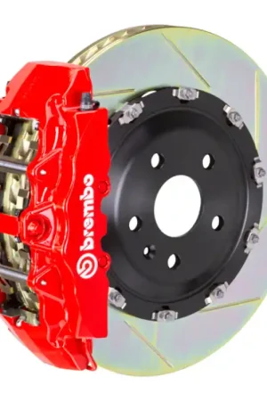 Brembo 19+ Z4/20+ Supra Front GT BBK 6 Piston Cast 380x34 2pc Rotor Slotted Type1-Red Original