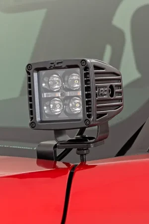 Rough Country LED Light Kit - Ditch Mount - 2 Inch Black Pair - Amber DRL - Toyota Tacoma 2024 DHTP 72104 Price Drop