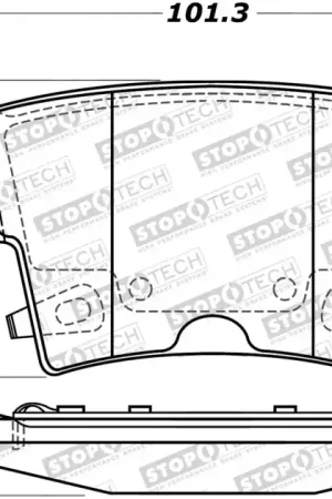 StopTech Street Brake Pads Luxury