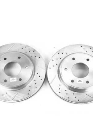 Power Stop 05-06 Infiniti QX56 Front Evolution Drilled & Slotted Rotors - Pair Editor’s Pick