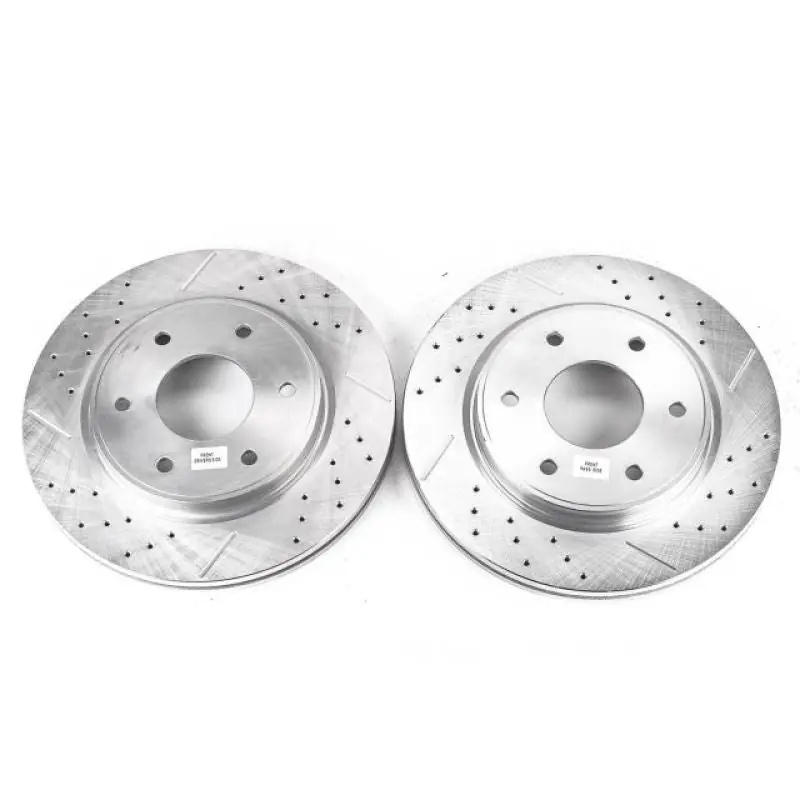 Power Stop 05-06 Infiniti QX56 Front Evolution Drilled & Slotted Rotors - Pair Editor’s Pick