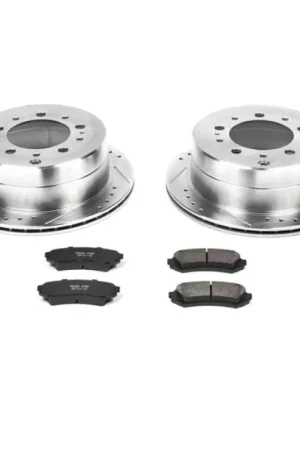 Power Stop 98-07 Lexus LX470 Rear Z23 Evolution Sport Brake Kit Free Returns