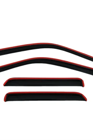 Trusted Brand Auto Ventshade Ventvisor In-Channel Deflector - 4 pc BBFF 194810