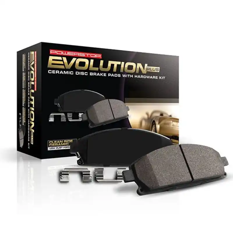 Power Stop 21-22 Ford Mustang Mach-E Front Z17 Evo Ceramic Brake Pad w/Hardware Fan Favorite