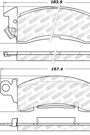 Final Sale StopTech Street Select Brake Pads - Rear