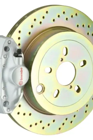 Deal Brembo 12-16 FR-S Exc Model w/ Elec Park Brake Rr GT BBK 2 Pis Cast 2p 316 x20 1pc Rtr Drill-Silver