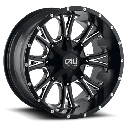 Cast Aluminum Wheels Americana 9101 SB 20x9 Milled Spokes Satin Black 5 On 139.7/5 On150 Bolt Pattern 18 Offset Cali Offroad Wheels No Minimum Order