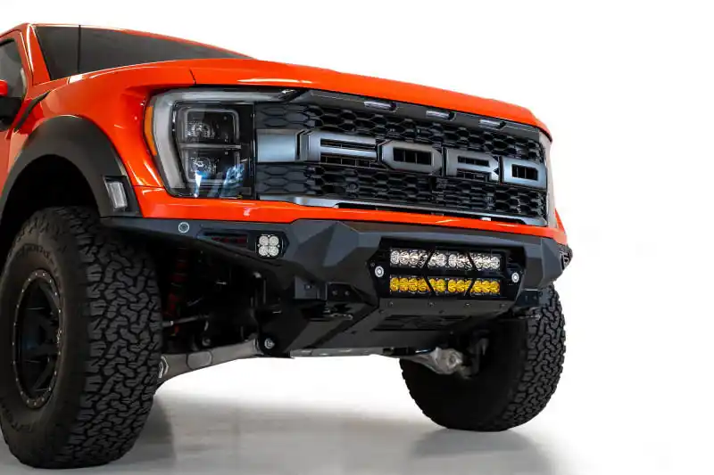 Addictive Desert Designs 2021+ Ford Raptor Bomber Front Bumper w/ Dual 20IN LED Mounts Fan Favorite