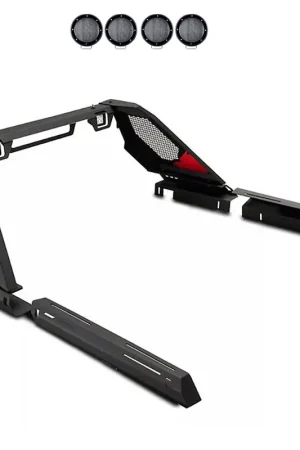 Black Horse Off Road Vigor Roll Bar Kit GDRD VIRB07B-PLFB Hot Deal