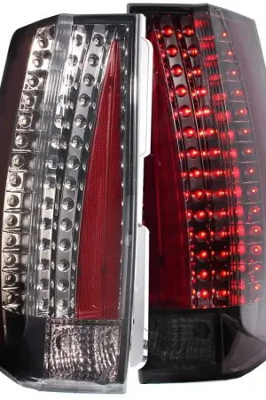 One Day Deal ANZO 2007-2014 Chevrolet Suburban LED Taillights Smoke - Escalade Look