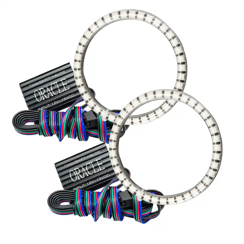 Bulk Order Oracle Jeep Grand Cherokee 99-13 LED Waterproof Fog Halo Kit - ColorSHIFT