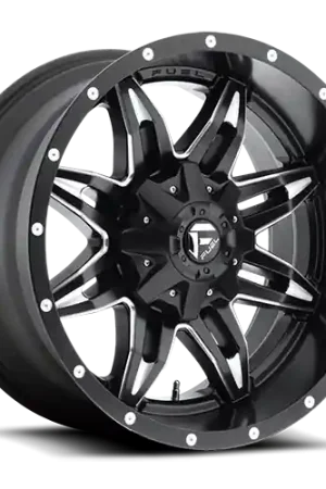 Aluminum Wheels 18X9 Lethal D567 8 On 170 Matte Black Milled 125.1 Bore -12 Offset Fuel Off Road Wheels Price Drop