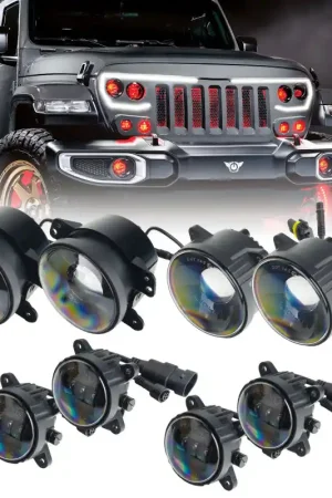 Free Returns Oracle VECTOR Grille Demon Eye Projector Conversion Kit - ColorSHIFT w/o Controller